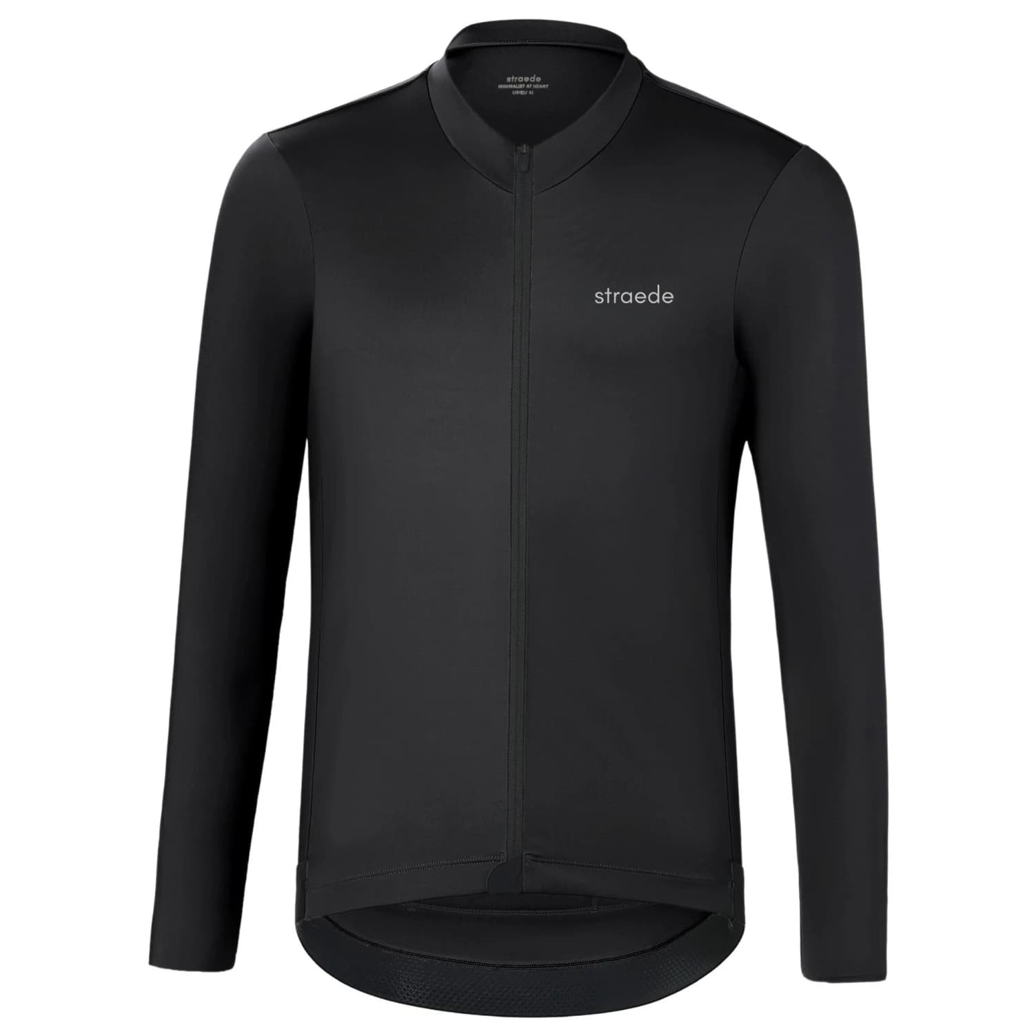 Фланелка с дълъг ръкав за колоездене straede Aerlig Longsleeve Cycling jersey - Black