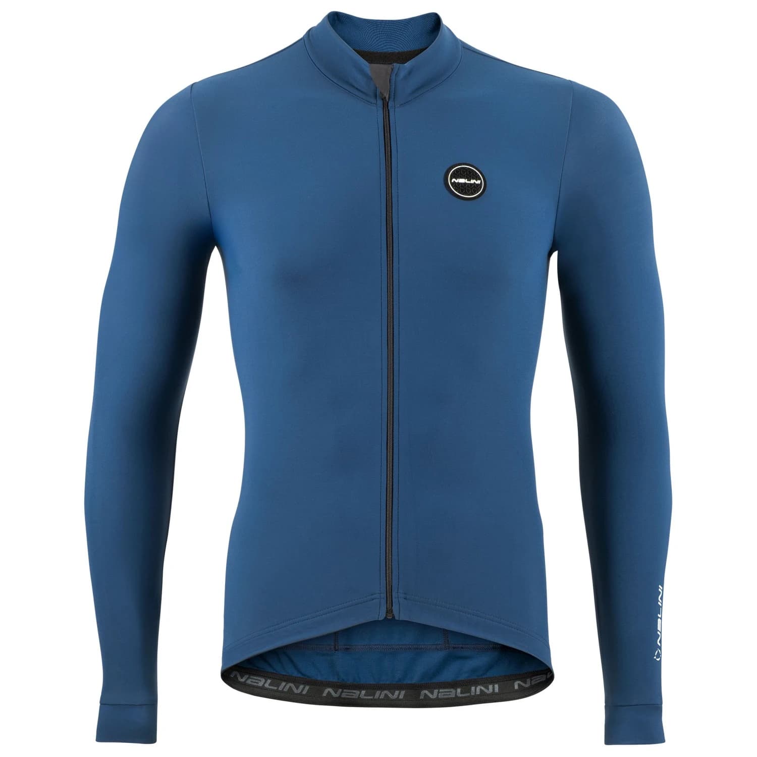 Фланелка с дълъг ръкав за колоездене Nalini New Soft Wrap L/S Jersey Cycling jersey - Deep Blue