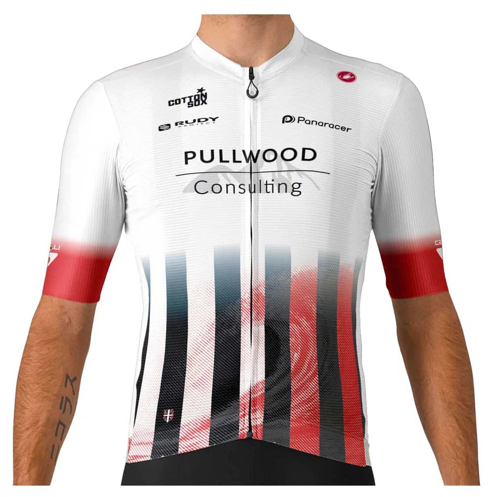 Мъжка фланелка с къс ръкав за колоездене Castelli Espresso Jersey Cycling jersey - Joe / Sponsor