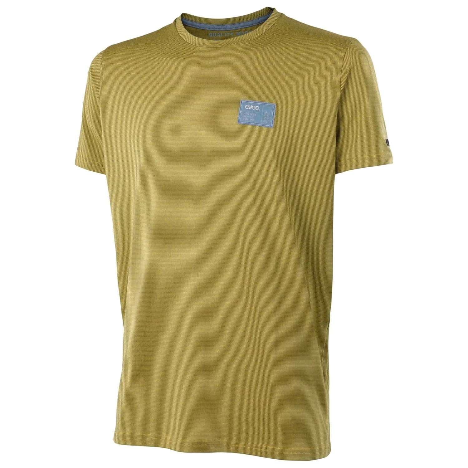 Мъжка фланелка с къс ръкав за колоездене Evoc T-Shirt Dry 701930 Cycling jersey - Steel / Sunflower