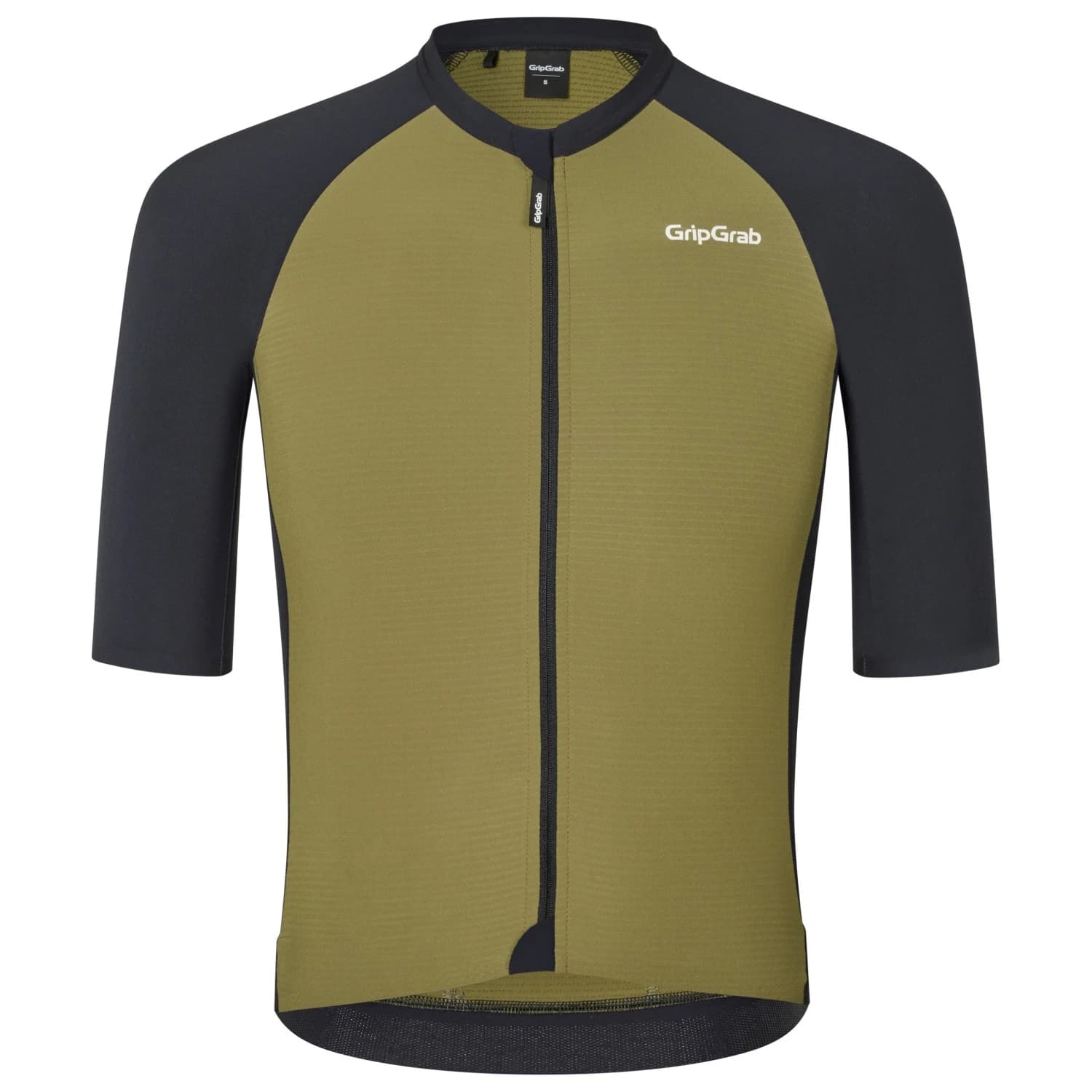 Мъжка фланелка с къс ръкав за колоездене GripGrab Grinta Short Sleeve Jersey Cycling jersey - Olive Green