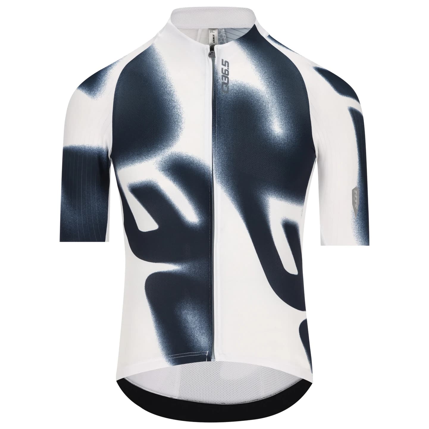 Фланелка с къс ръкав за колоездене Q36.5 Gregarius Pro Big Logo Jersey Cycling jersey - White