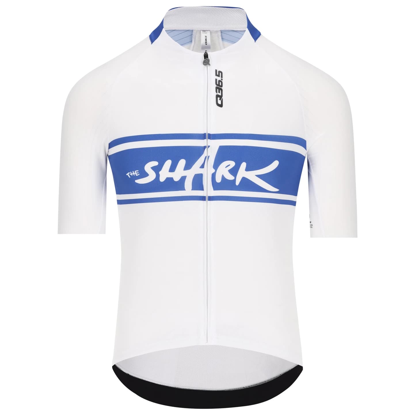 Мъжка фланелка с къс ръкав за колоездене Q36.5 Gregarius Pro Nibali Ocean Jersey Cycling jersey - White