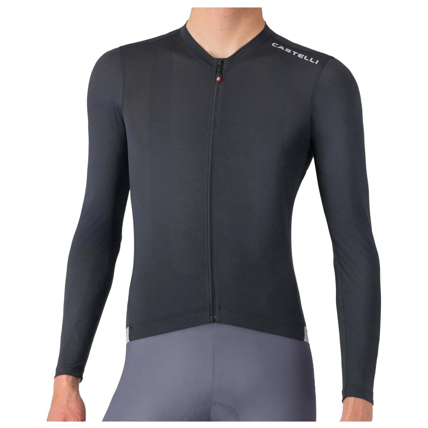 Мъжка фланелка с дълъг ръкав за колоездене Castelli Espresso 2 L/S Jersey Cycling jersey - Black