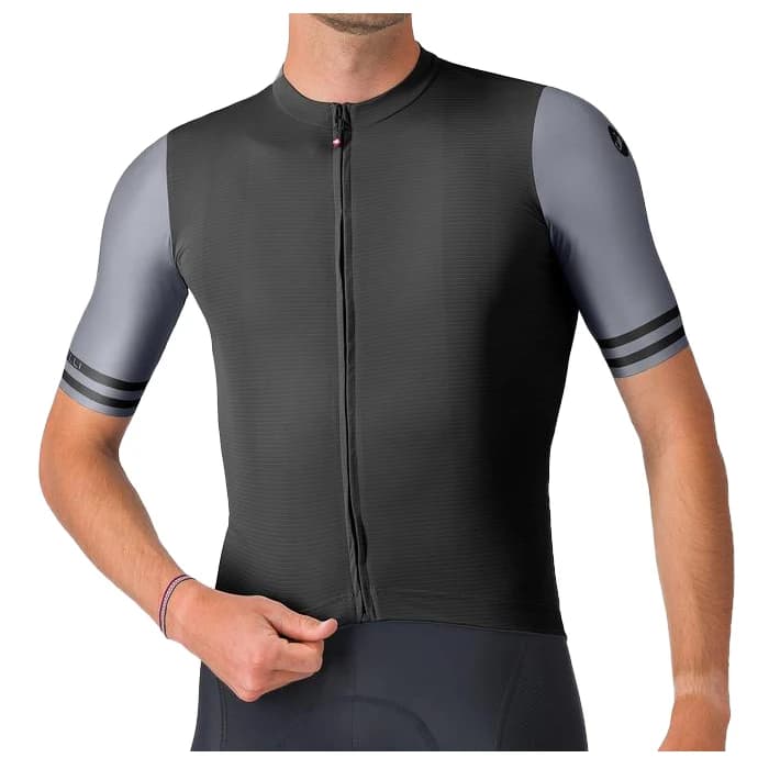 Мъжка фланелка с къс ръкав за колоездене Castelli Prologo Lite 2 Jersey Cycling jersey - Black