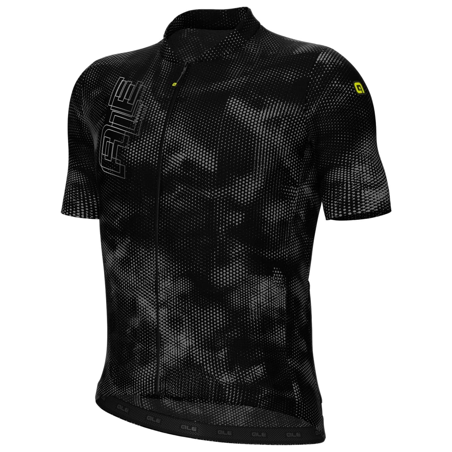 Мъжка фланелка с къс ръкав за колоездене Alé PR-E Follow Me 2.0 S/S Jersey Cycling jersey - Black
