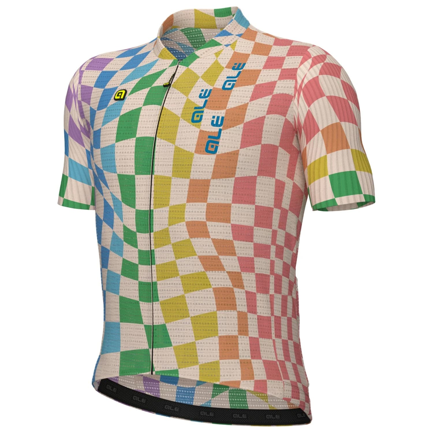 Мъжка фланелка с къс ръкав за колоездене Alé PR-E Multiverso 2.0 S/S Jersey Cycling jersey - Multicolor