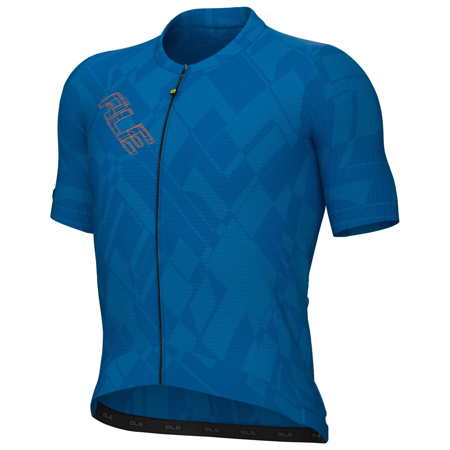 Мъжка фланелка с къс ръкав за колоездене Alé PR-E Schema S/S Jersey Cycling jersey - Ink Blue