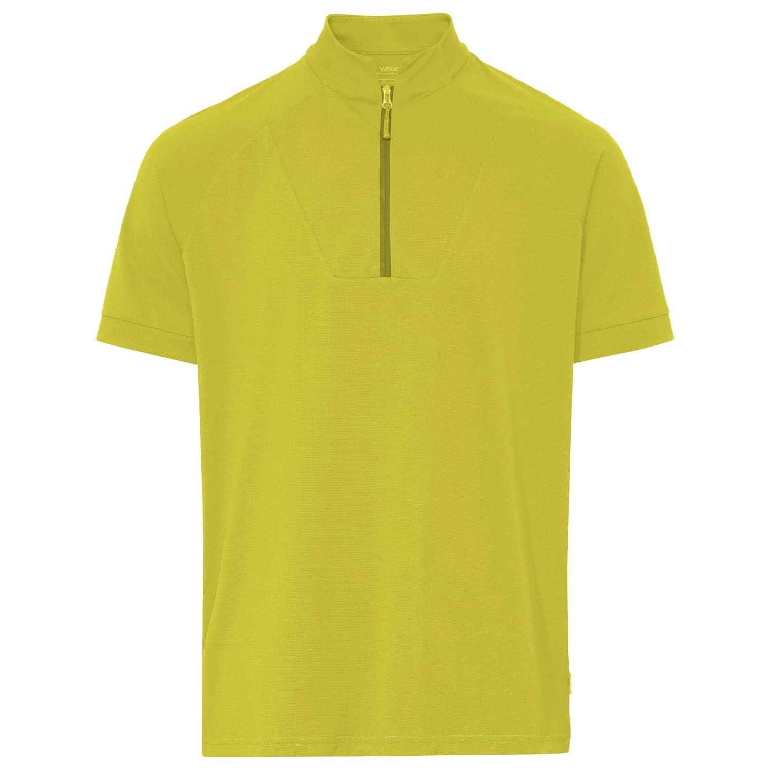 Мъжка фланелка с къс ръкав за колоездене Vaude Adlux Half Zip Shirt Cycling jersey - Light Leaf