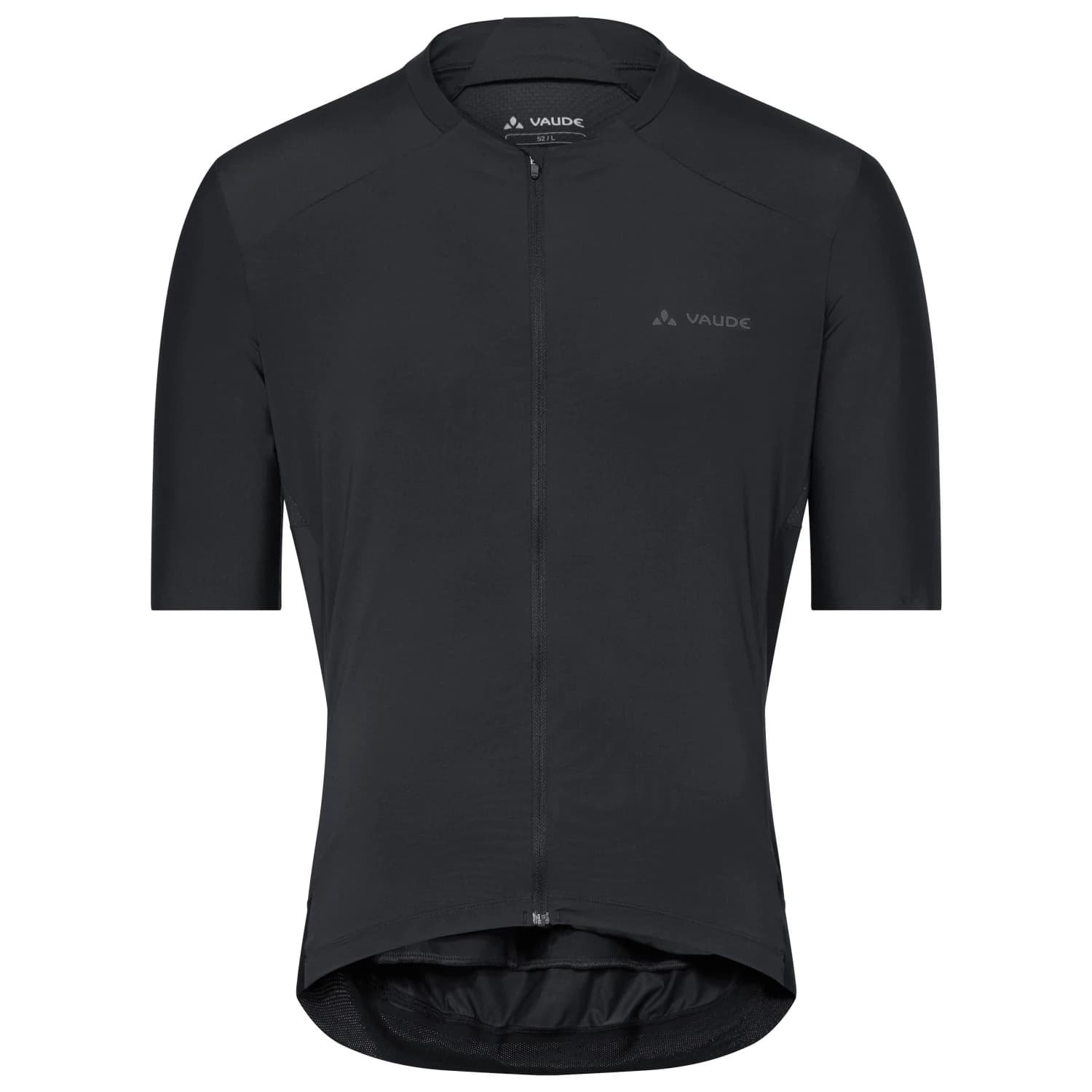 Мъжка фланелка с къс ръкав за колоездене Vaude Furka Full Zip Tricot III Cycling jersey - Black
