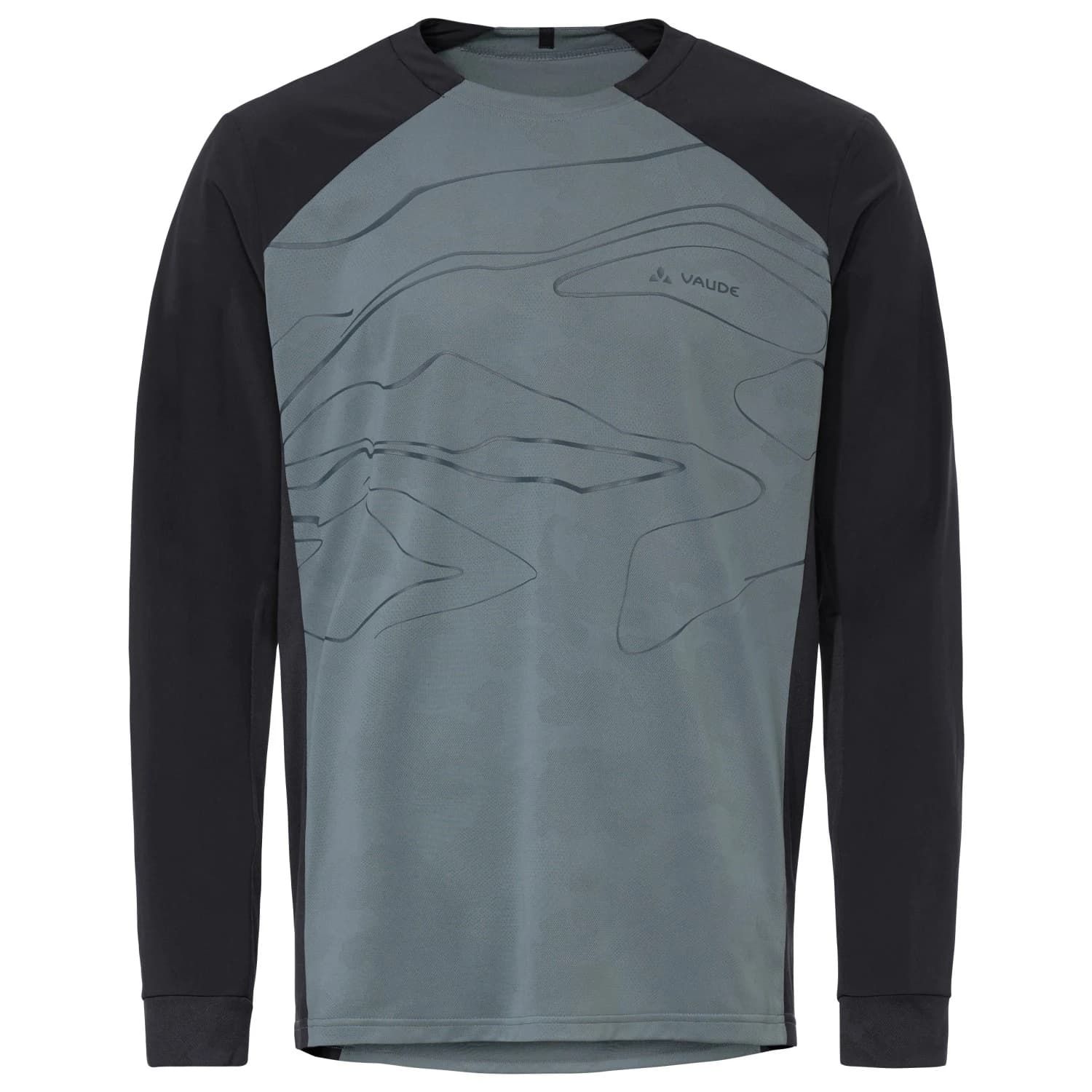 Мъжка фланелка с дълъг ръкав за колоездене Vaude Moab L/S Pro Shirt Cycling jersey - Heron