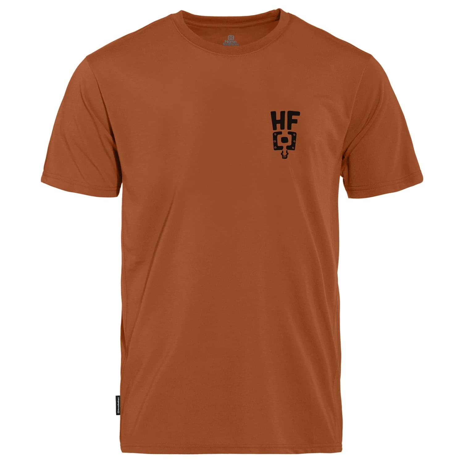Мъжка фланелка с къс ръкав за колоездене Horsefeathers Pedal Tech T-Shirt Cycling jersey - Rust