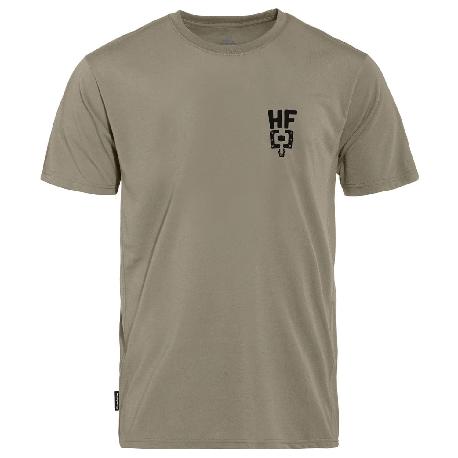 Мъжка фланелка с къс ръкав за колоездене Horsefeathers Pedal Tech T-Shirt Cycling jersey - Taupe