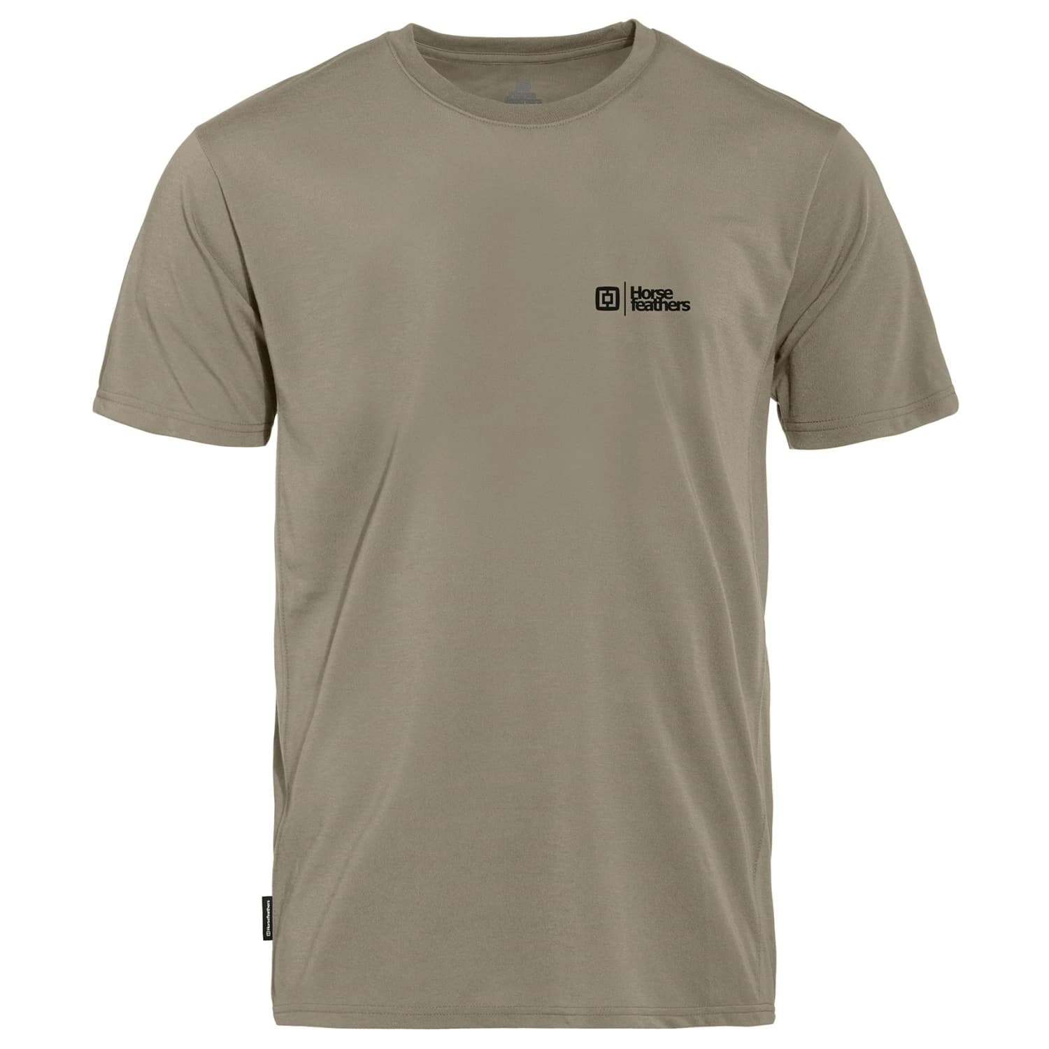 Мъжка фланелка с къс ръкав за колоездене Horsefeathers Rooter Tech T-Shirt Cycling jersey - Taupe