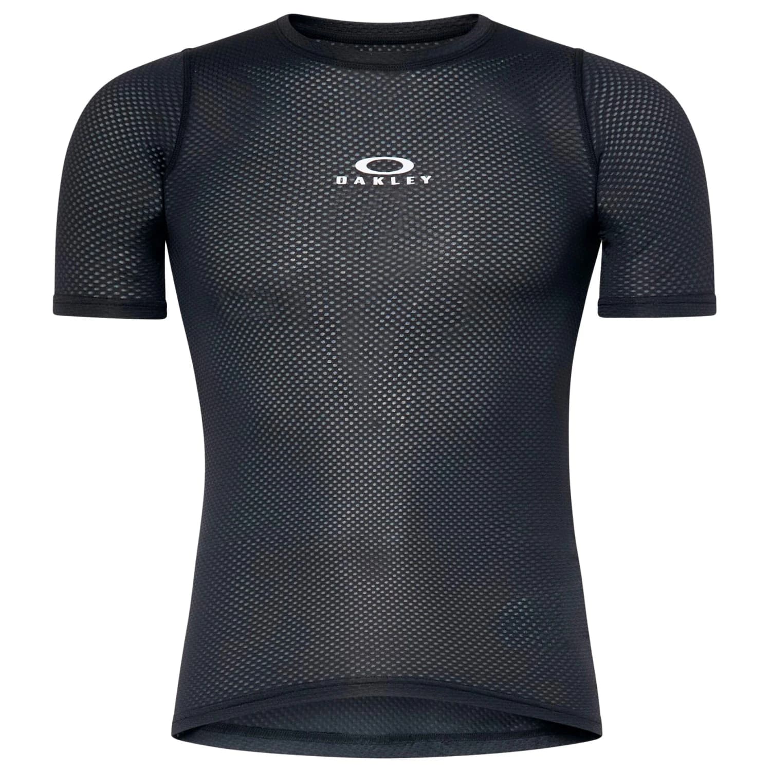 Мъжка фланелка с къс ръкав за колоездене Oakley Endurance Base Layer S/S Cycling jersey - Blackout