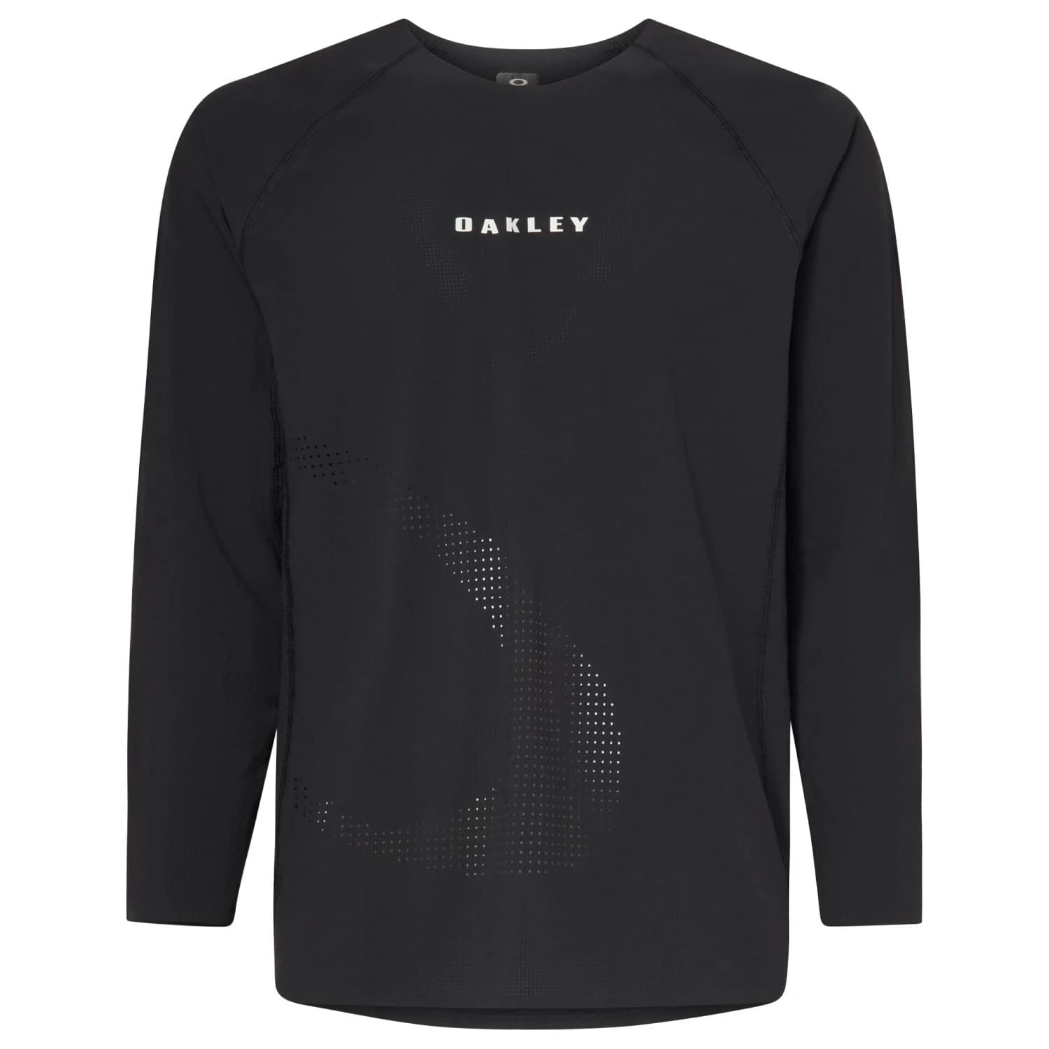 Мъжка фланелка с дълъг ръкав за колоездене Oakley Seeker Whip L/S Jersey Cycling jersey - Pitch Black