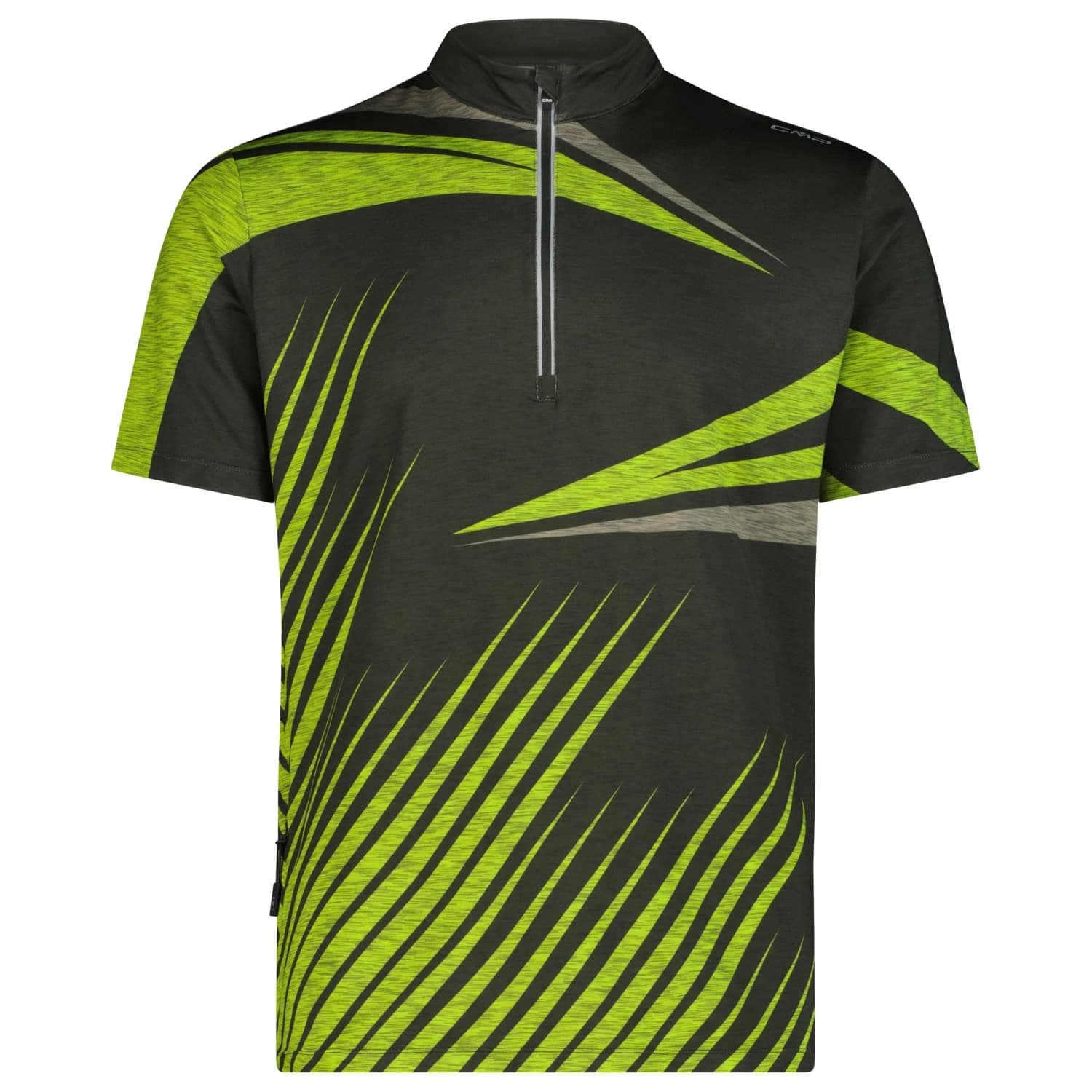 Мъжка фланелка с къс ръкав за колоездене Cmp Half Zip T-Shirt Cycling jersey - Pine / Mela