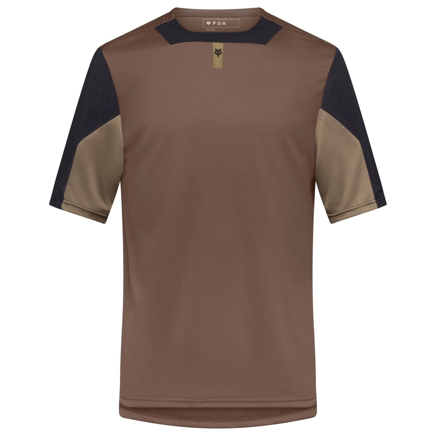 Мъжка фланелка с къс ръкав за колоездене FOX Racing Defend S/S Jersey Cycling jersey - Purple Dusk