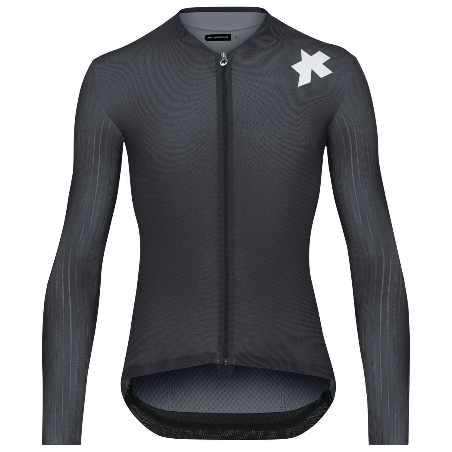 Мъжка фланелка с дълъг ръкав за колоездене ASSOS Equipe RS L/S Jersey S11 Cycling jersey - Precision Graphite