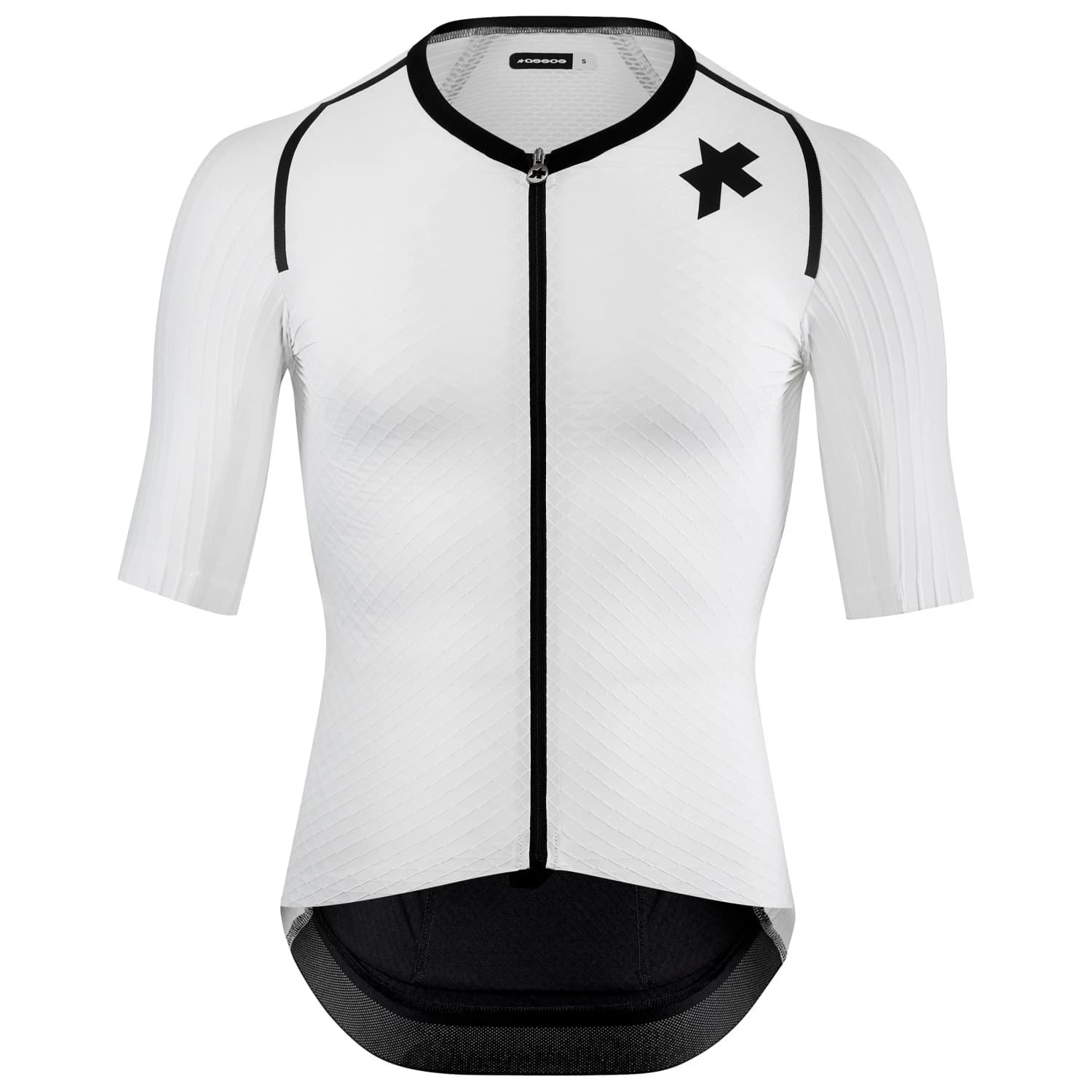 Мъжка фланелка с къс ръкав за колоездене ASSOS RSR Bolide Jersey S11 Cycling jersey - White Series