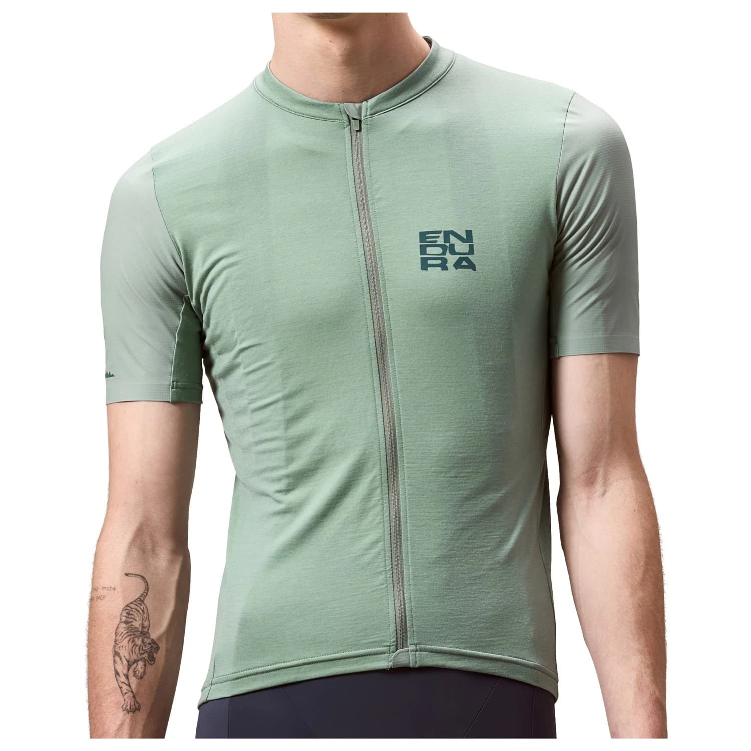Мъжка фланелка с къс ръкав за колоездене Endura AllTrack Ride S/S Jersey Cycling jersey - Sage Green
