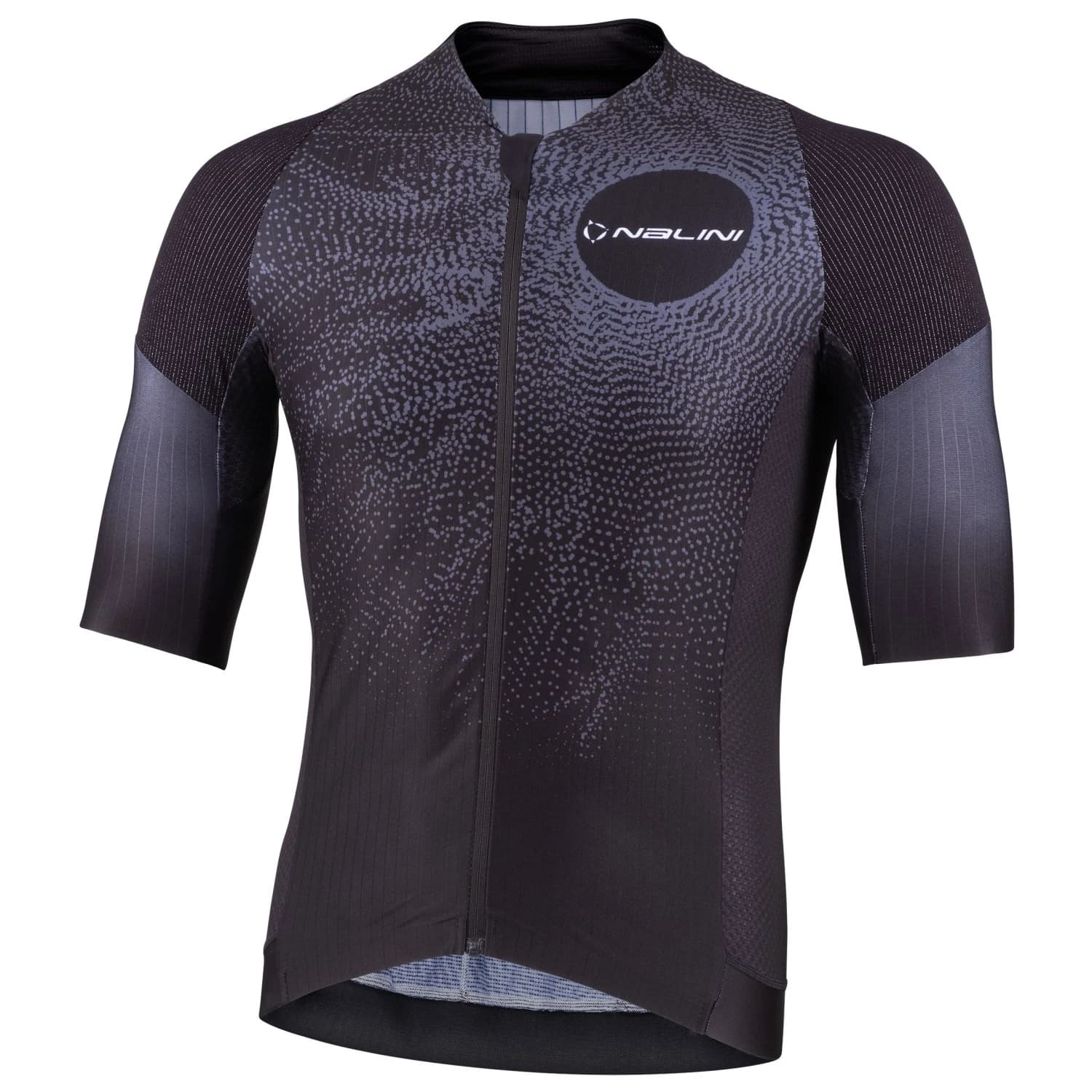 Мъжка фланелка с къс ръкав за колоездене Nalini Dyneema Jersey Cycling jersey - Black