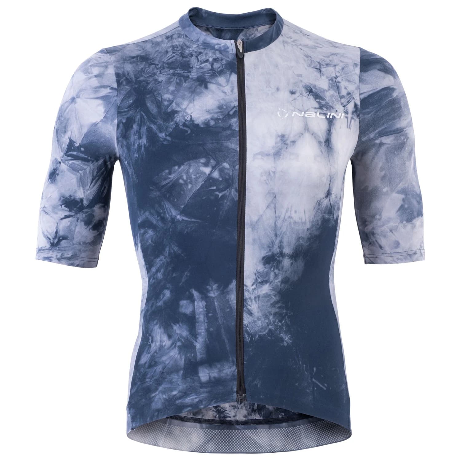 Мъжка фланелка с къс ръкав за колоездене Nalini Tie Dye Jersey Cycling jersey - Blue