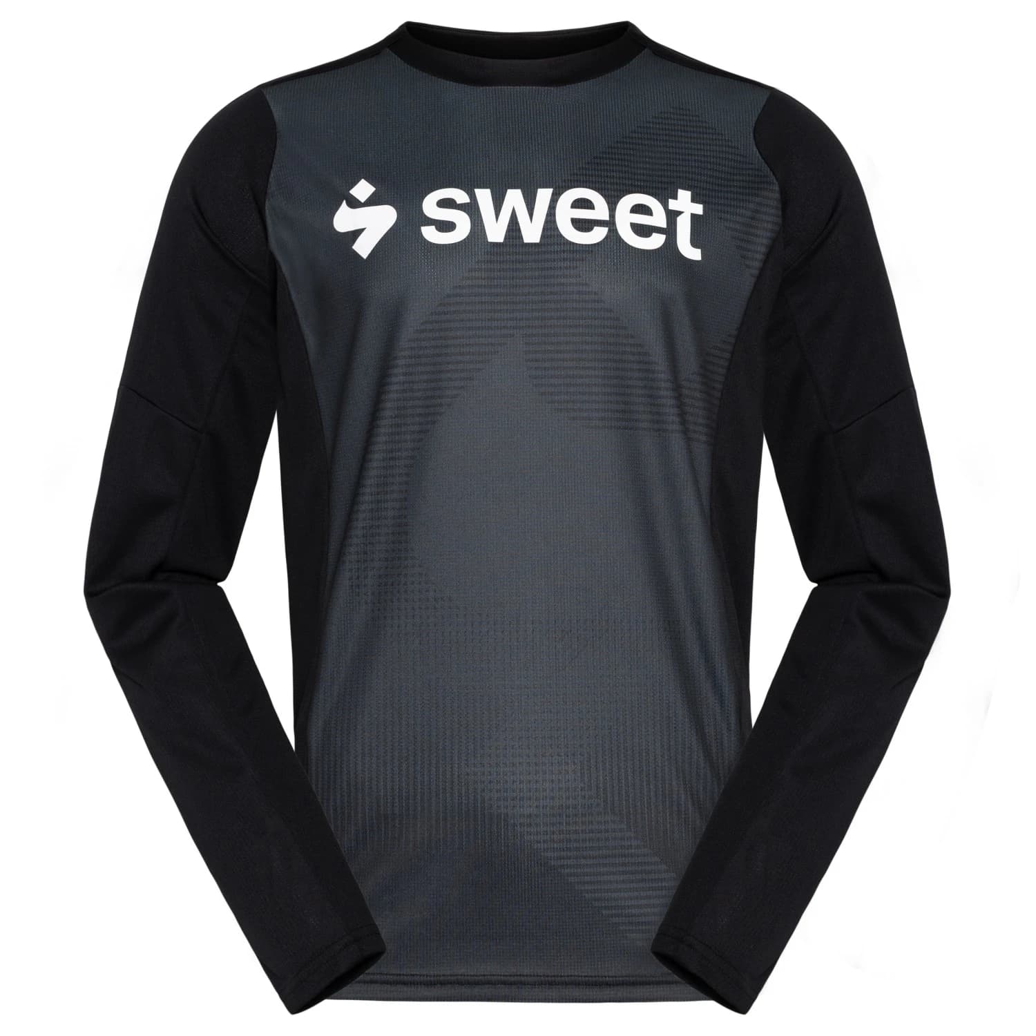 Мъжка фланелка с дълъг ръкав за колоездене Sweet Protection Hunter II Trail Long Sleeve Cycling jersey - Black