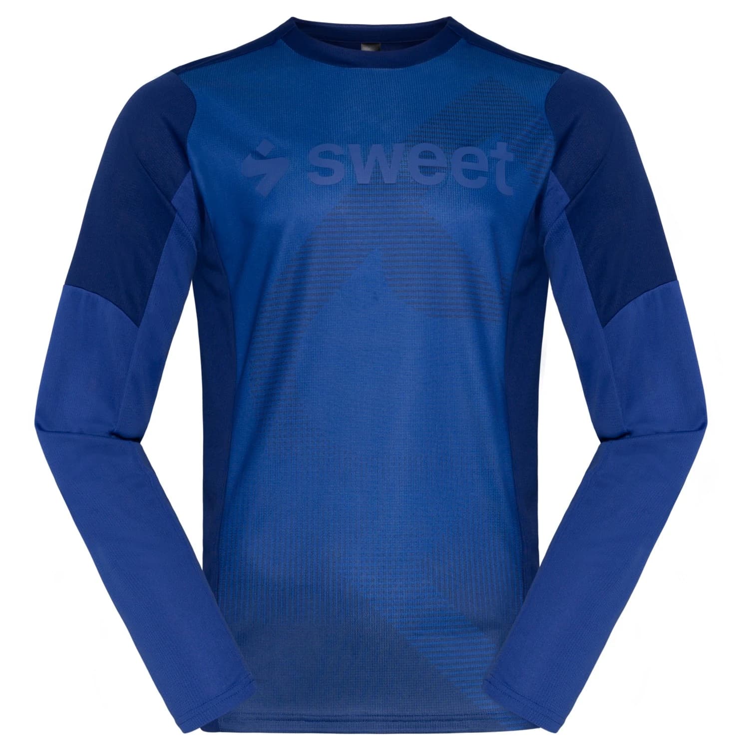 Мъжка фланелка с дълъг ръкав за колоездене Sweet Protection Hunter II Trail Long Sleeve Cycling jersey - Blue Depths