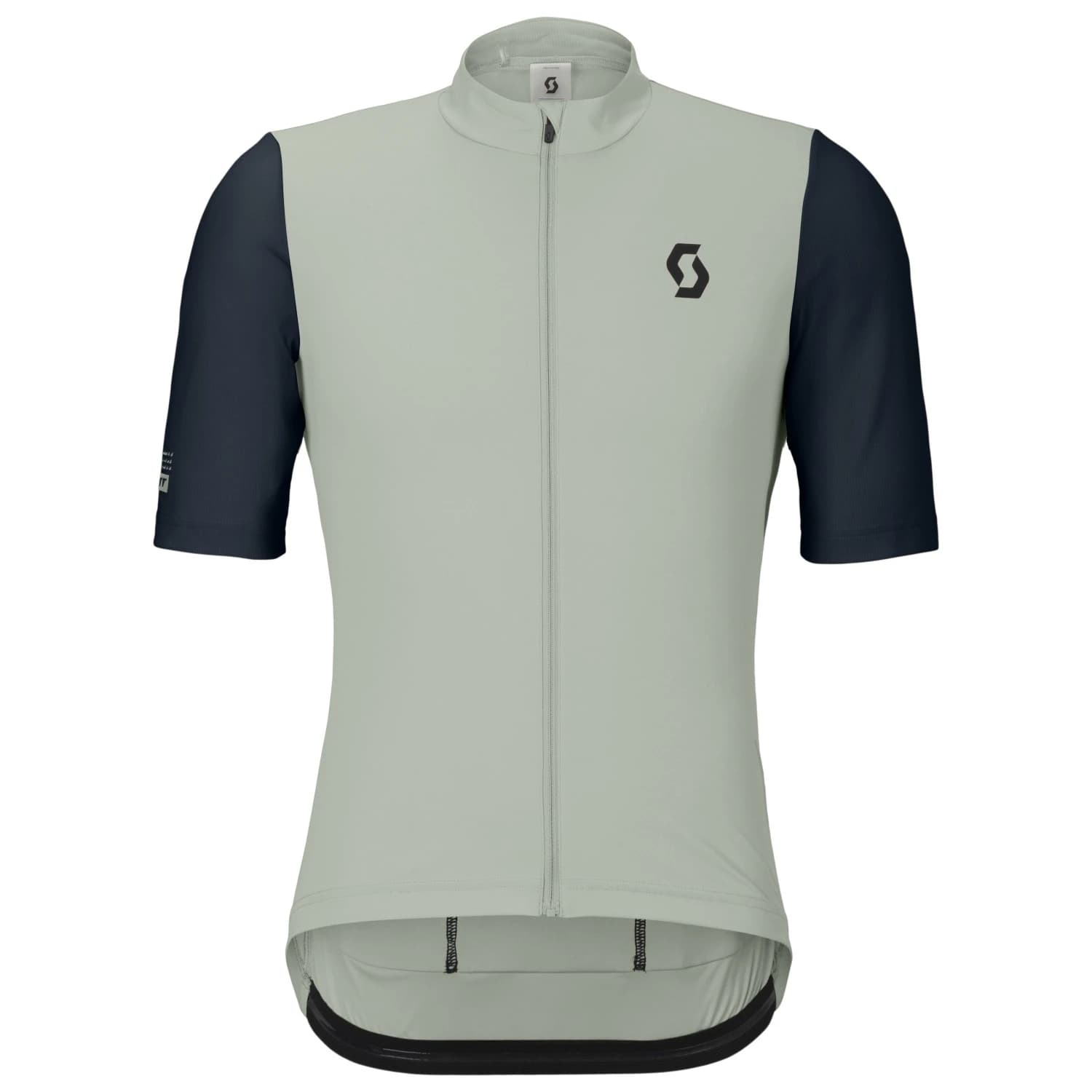 Мъжка фланелка с къс ръкав за колоездене Scott Jersey Endurance S/S Cycling jersey - Spray Grey / Dark Blue
