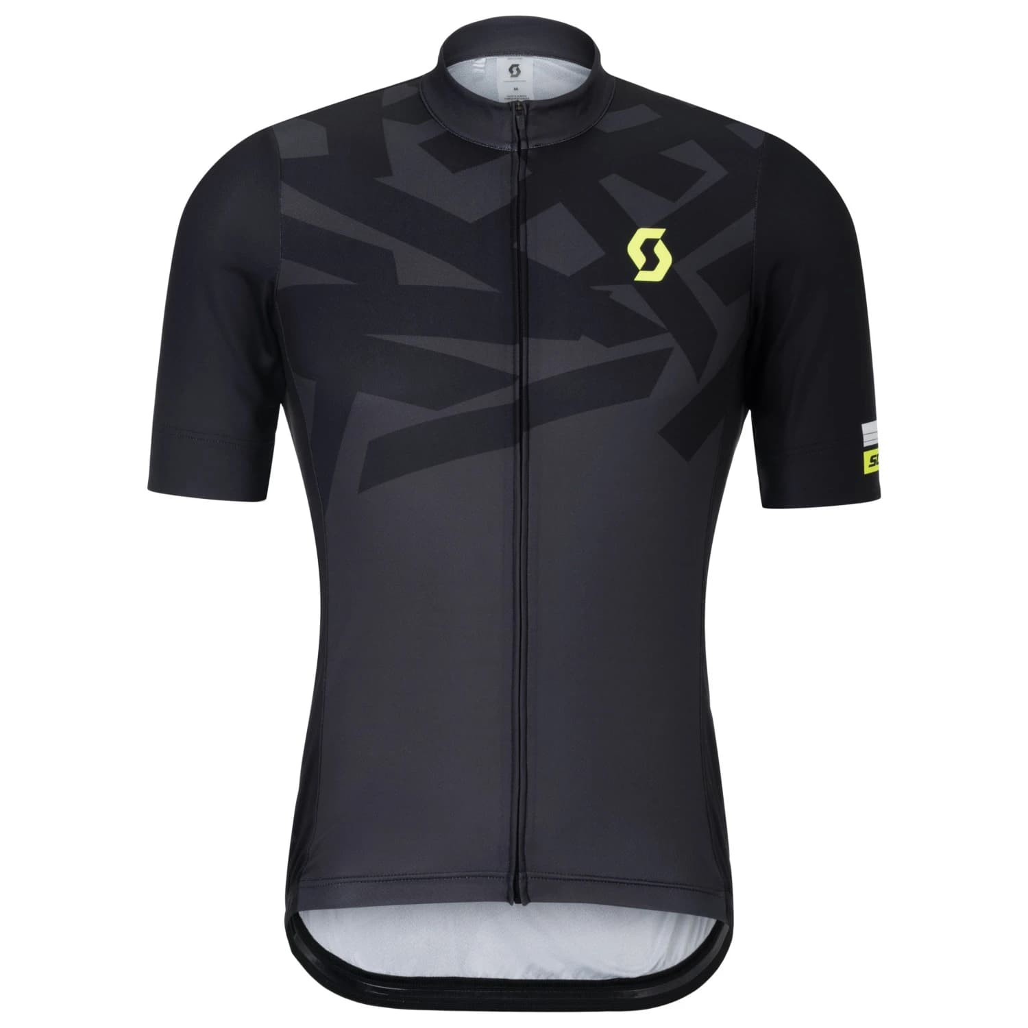 Мъжка фланелка с къс ръкав за колоездене Scott Jersey Rc Endurance S/S Cycling jersey - Black