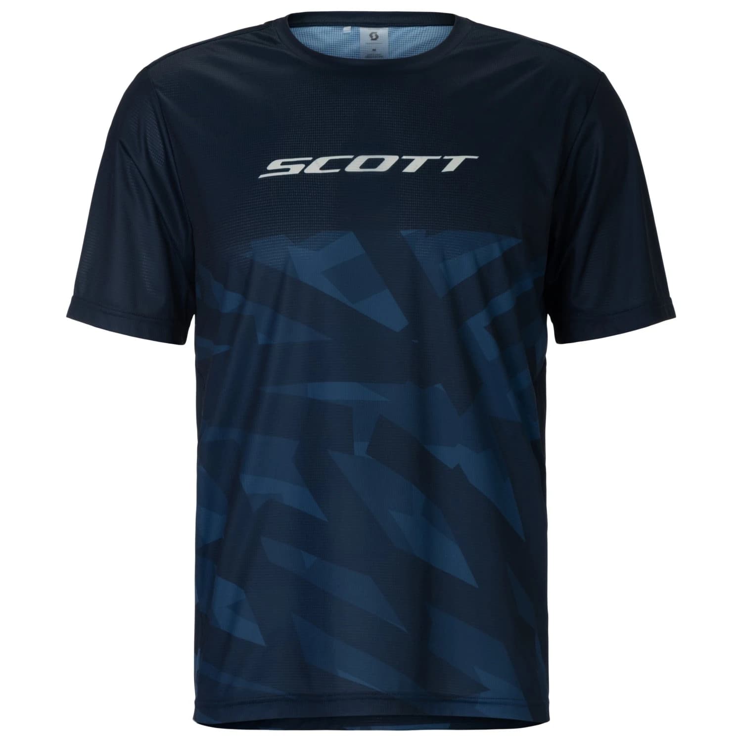 Мъжка фланелка с къс ръкав за колоездене Scott Tee Vertic Lt S/S Cycling jersey - Dark Blue