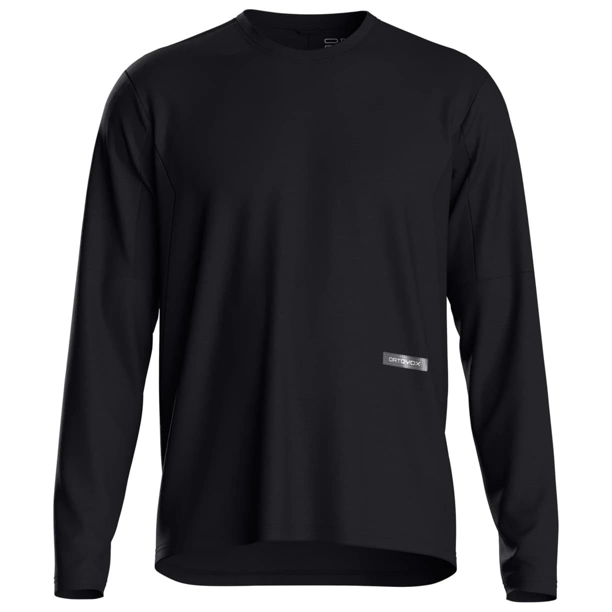 Мъжка фланелка с дълъг ръкав за колоездене Ortovox Sequence Free Jersey L/S Cycling jersey - Black Raven
