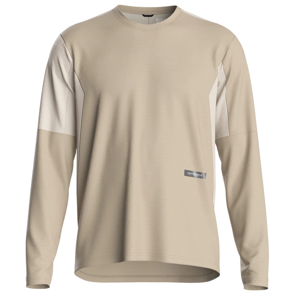 Мъжка фланелка с дълъг ръкав за колоездене Ortovox Sequence Free Jersey L/S Cycling jersey - Dark Linen