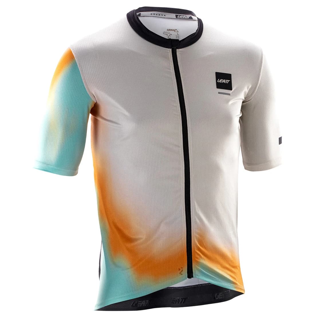 Мъжка фланелка с къс ръкав за колоездене Leatt MTB Endurance 3.0 Jersey Cycling jersey - Heatmap White