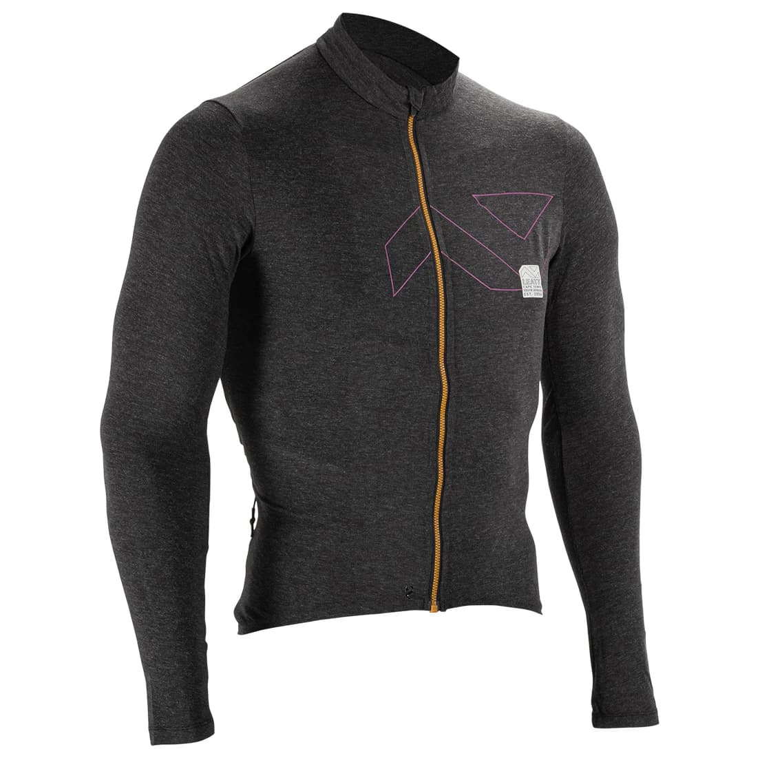 Мъжка фланелка с дълъг ръкав за колоездене Leatt MTB Endurance 4.0 L/S Cycling jersey - Black