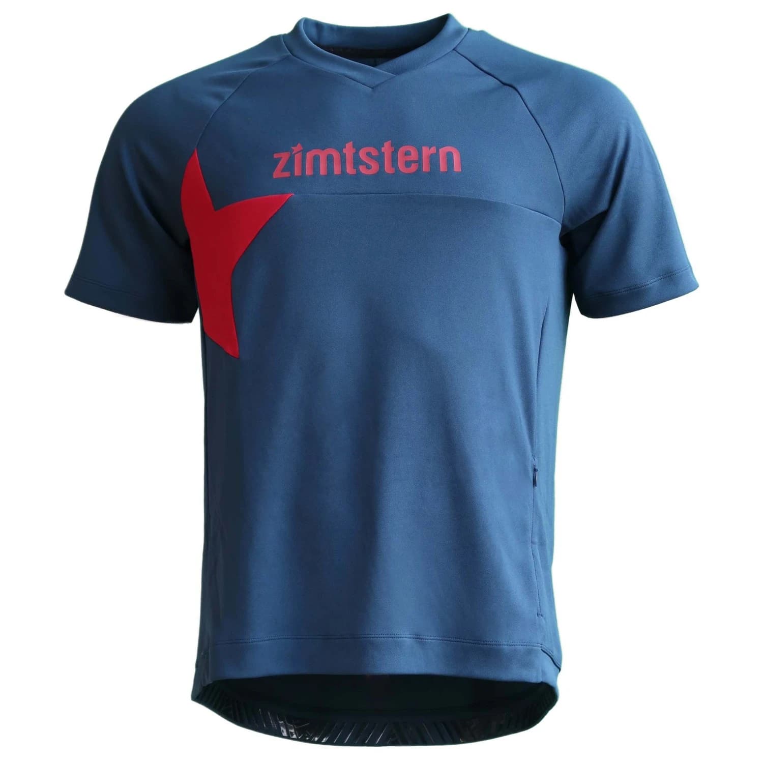 Мъжка фланелка с къс ръкав за колоездене Zimtstern Bulletz Shirt S/S Cycling jersey - French Navy / French Navy