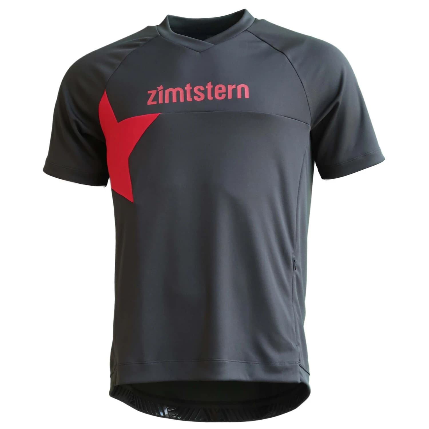 Мъжка фланелка с къс ръкав за колоездене Zimtstern Bulletz Shirt S/S Cycling jersey - Pirate Black / Pirate Black