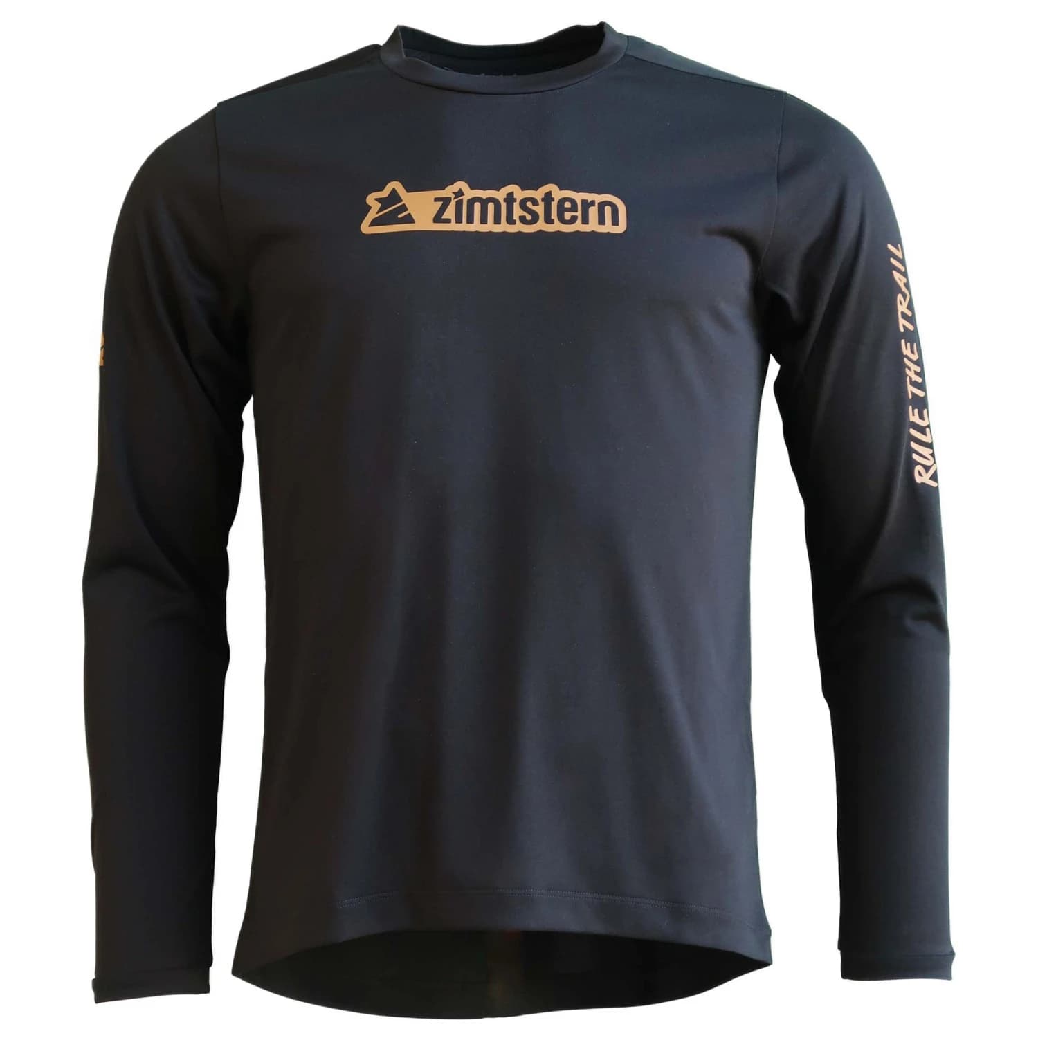 Мъжка фланелка с дълъг ръкав за колоездене Zimtstern Corez MTB Shirt L/S Cycling jersey - Pirate Black