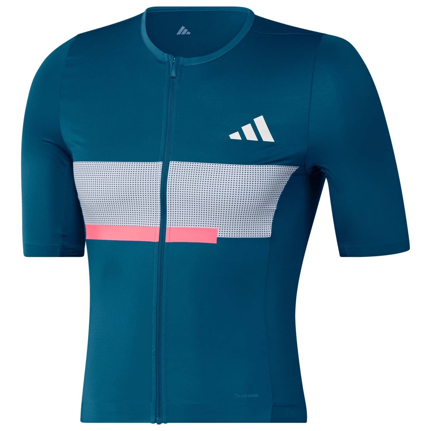 Мъжка фланелка с къс ръкав за колоездене adidas Tempo Jersey Neo Cycling jersey - Dusky Petrol