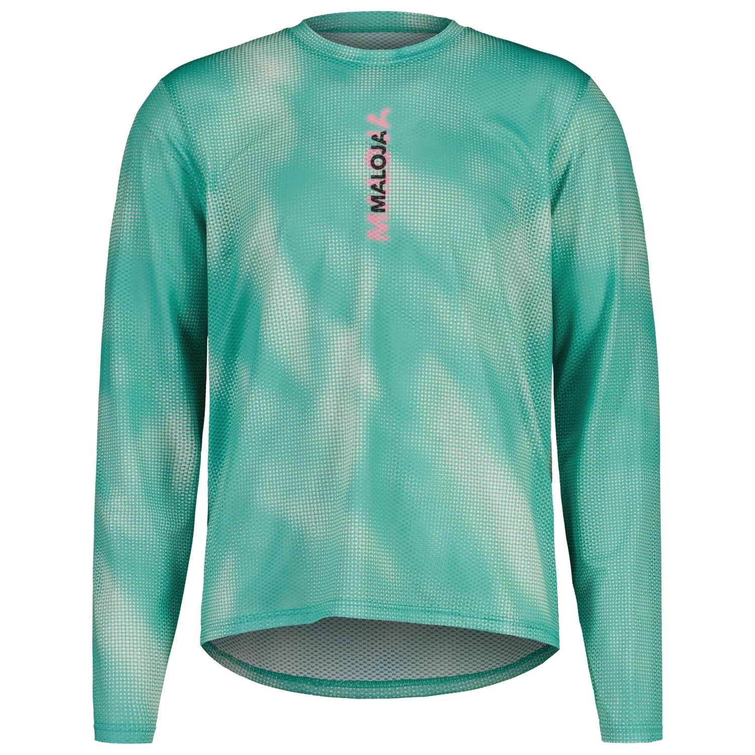 Мъжка фланелка с дълъг ръкав за колоездене Maloja AmerlingM. Cycling jersey - Polar Light Papermountains
