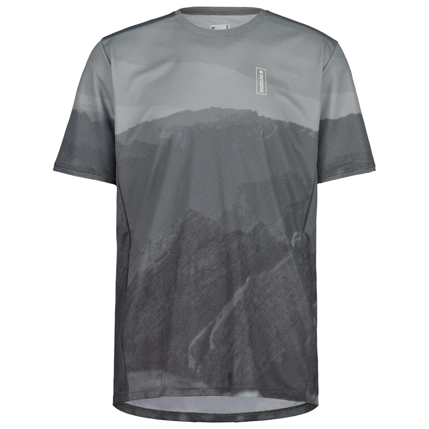 Мъжка фланелка с къс ръкав за колоездене Maloja AntonioM. Multi Cycling jersey - Deep Black
