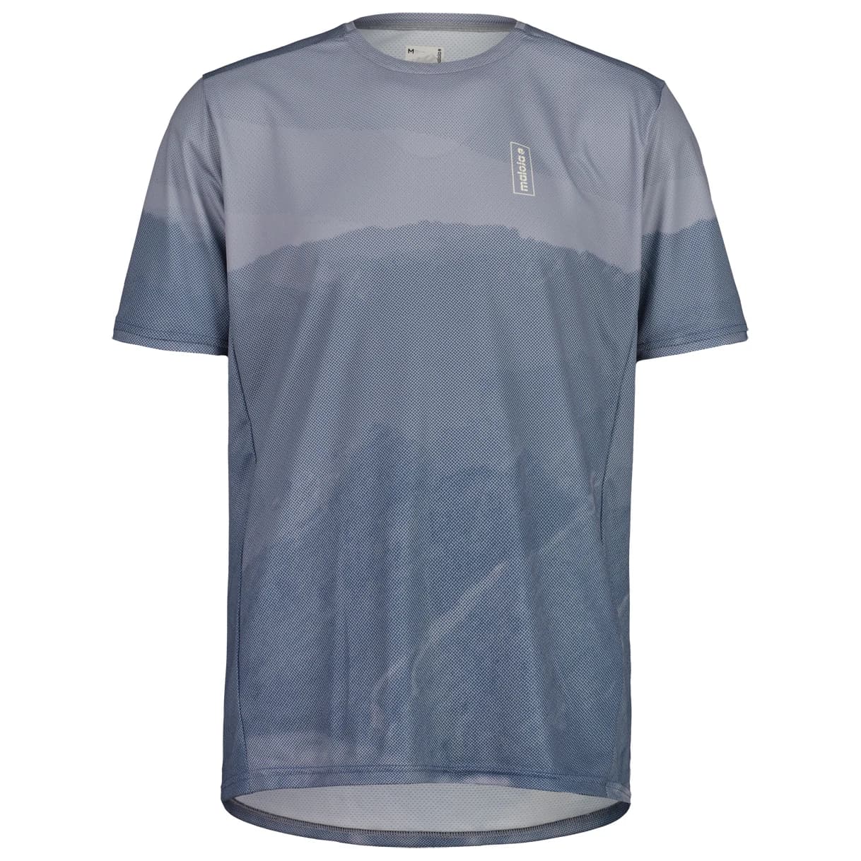 Мъжка фланелка с къс ръкав за колоездене Maloja AntonioM. Multi Cycling jersey - Dusty Blue
