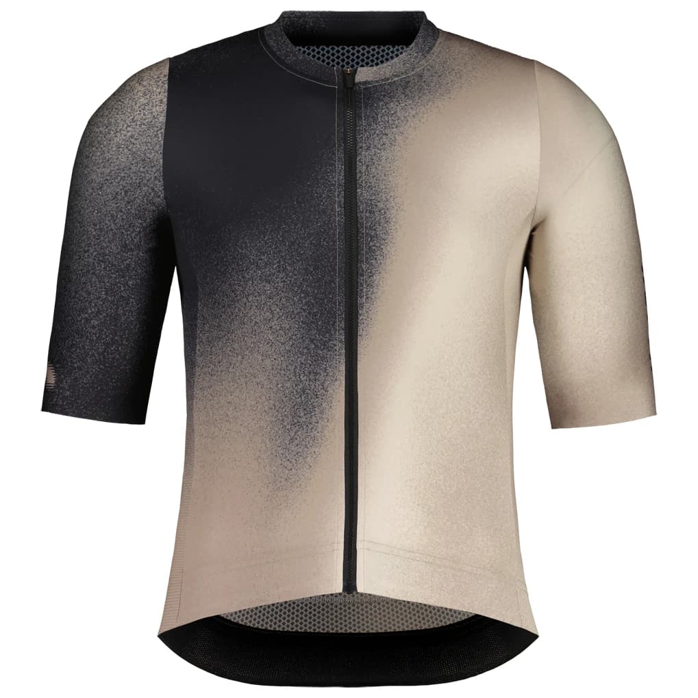 Мъжка фланелка с къс ръкав за колоездене Maloja FlueM. Cycling jersey - Deep Black Clouds