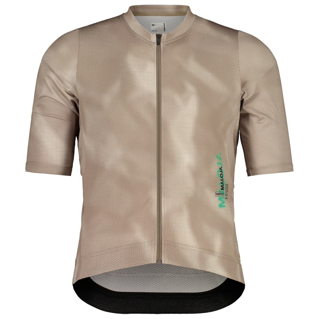 Мъжка фланелка с къс ръкав за колоездене Maloja GosingM. Cycling jersey - Warm Shadow Papermountains