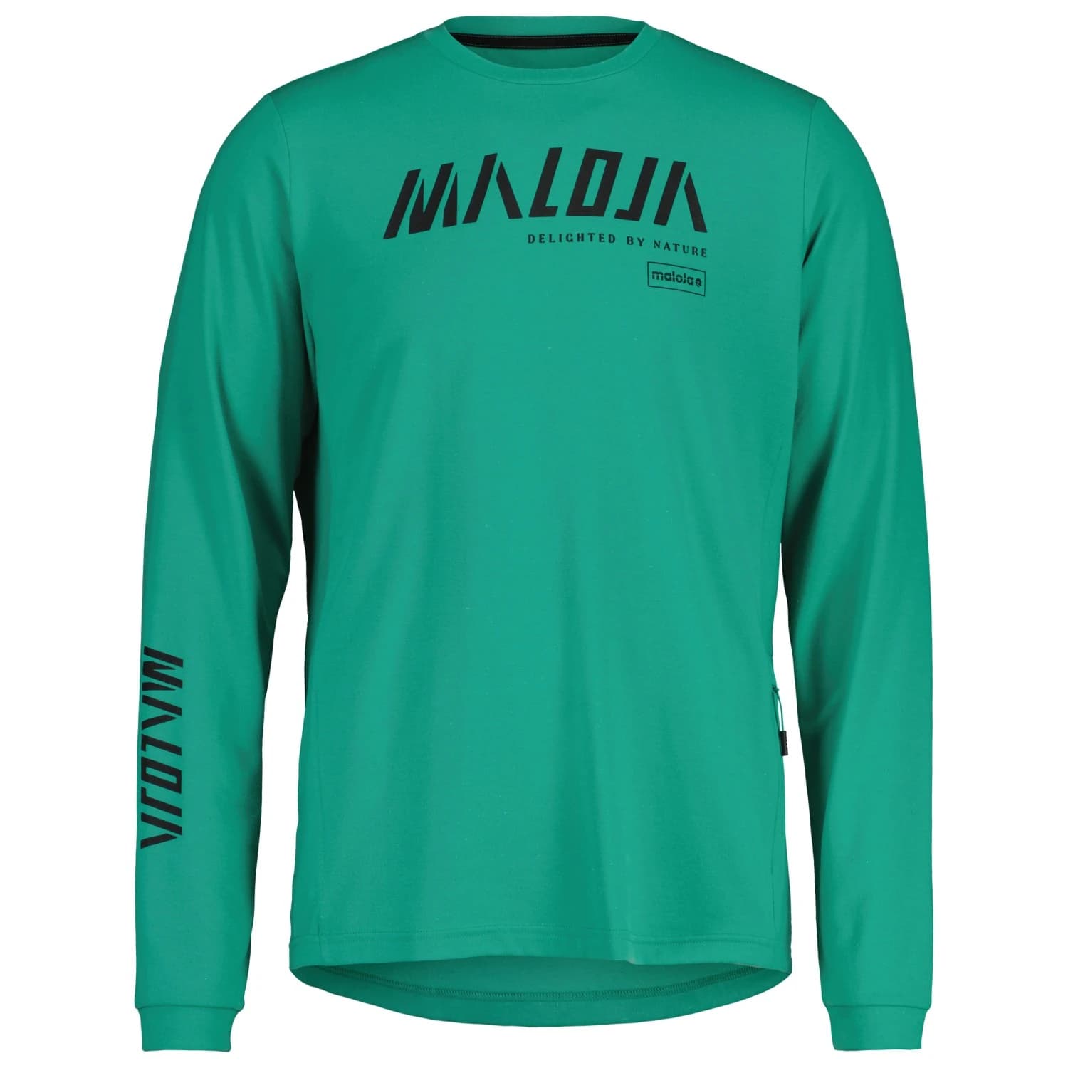 Мъжка фланелка с дълъг ръкав за колоездене Maloja HaunoldM. Cycling jersey - Polar Light