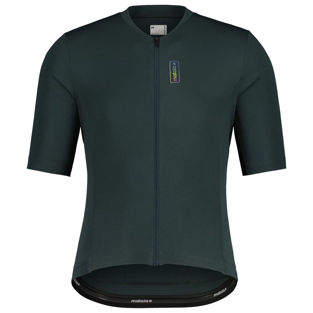 Мъжка фланелка с къс ръкав за колоездене Maloja KalzasM. 1/2 Cycling jersey - Mountain Pine