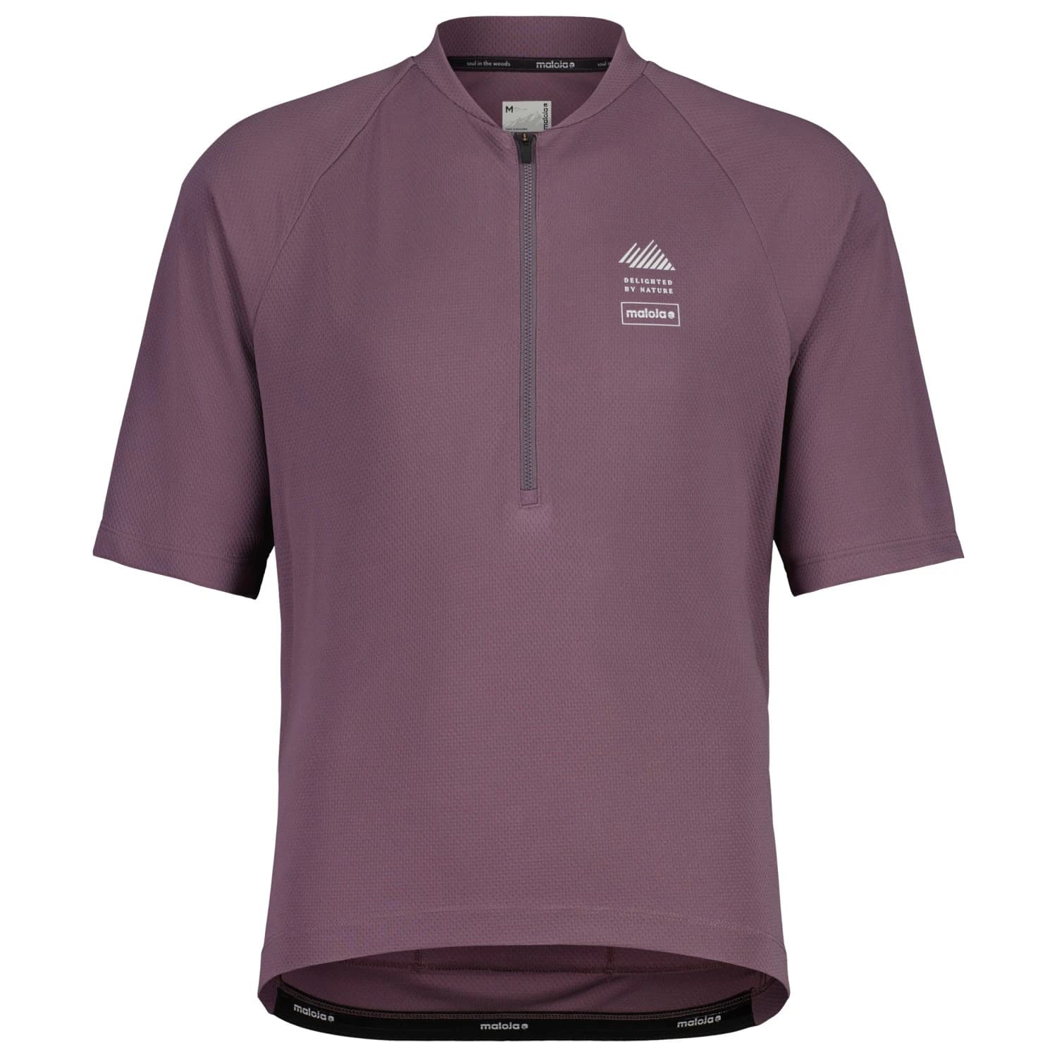 Мъжка фланелка с къс ръкав за колоездене Maloja SpiazzoM. Cycling jersey - Stormy Lilac