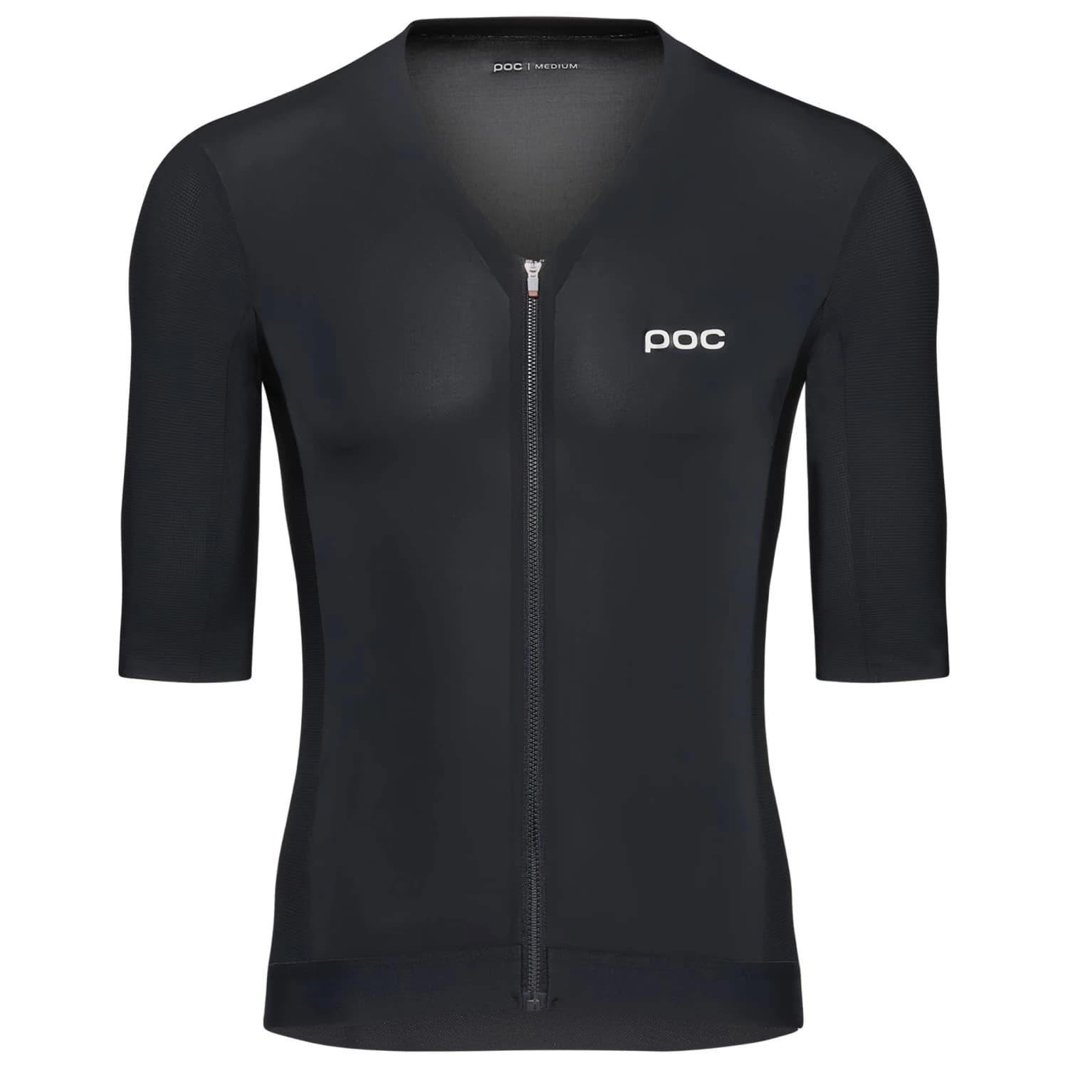 Мъжка фланелка с къс ръкав за колоездене POC Raceday S/S Jersey Cycling jersey - Uranium Black
