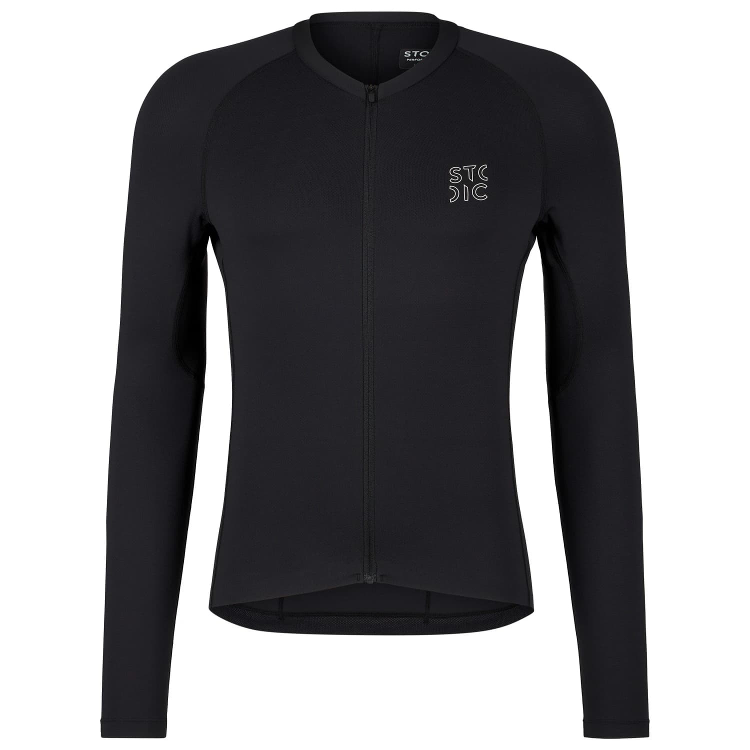 Мъжка фланелка с дълъг ръкав за колоездене Stoic DalslandSt. Gravel Jersey L/S Cycling jersey - Black